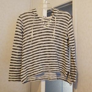 Striped hoodie